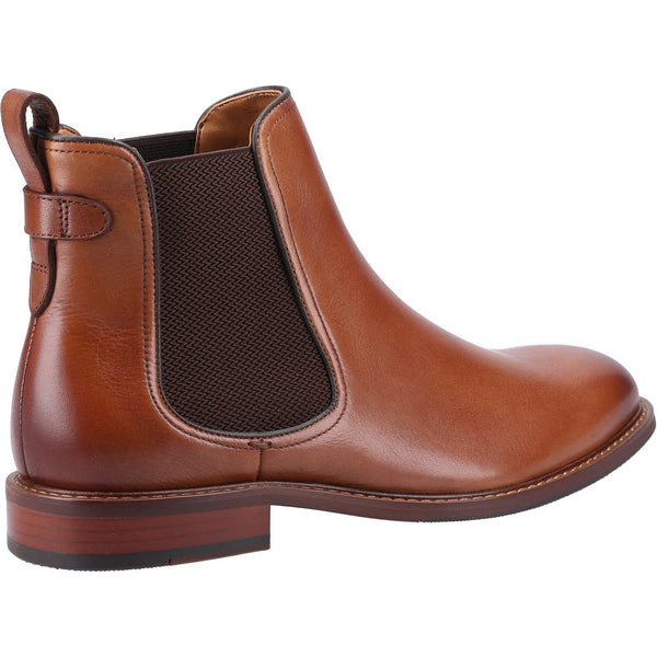 Dune chelsea boots outlet in tan leather