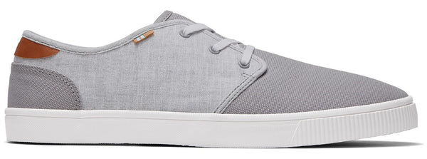 Drizzle grey heritage canvas mens carlo sneakers topanga outlet collection