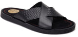 Base London Astro Mens Leather Slip On Sandal