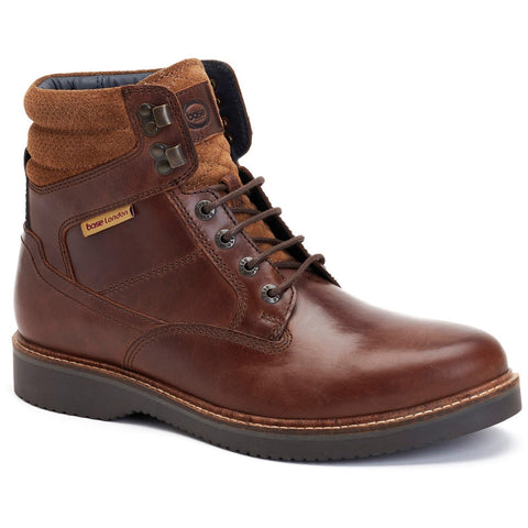 Base London Bradley Mens Leather Lace Up Boot