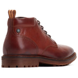 Base London Canmore Mens Leather Lace Up Chukka Boot