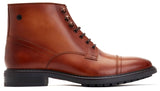 Base London Duke Mens Leather Lace Up Ankle Boot