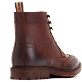 Base London Hemlock Mens Leather Brogue Detail Boot