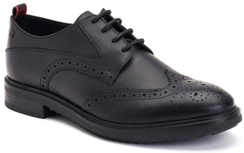 Base London Nashville Mens Leather Brogue Shoe