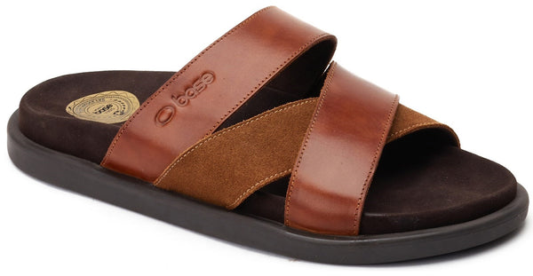 Base London Ponza Mens Leather Slip On Sandal