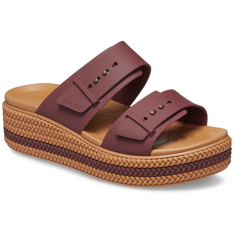 Crocs 209978 Brooklyn Woven Buckle Womens Mule Sandal