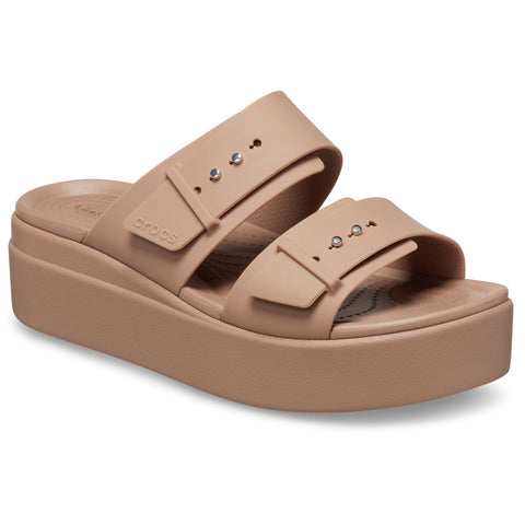 Crocs 207431 Brooklyn Low 2 Strap Womens Mule Sandal