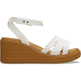 Crocs Brooklyn Woven Ankle Strap Wedge Womens Sandal 209994