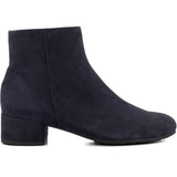 Dune Pippie Womens Suede Leather Wide Fit Ankle Boot