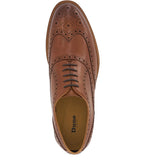 Dune Solihull Mens Leather Brogue Detail Formal Shoe