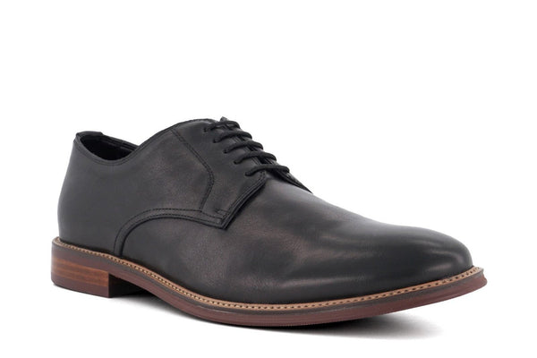 Dune Stanley Mens Plain Toe Leather Lace Up Shoe