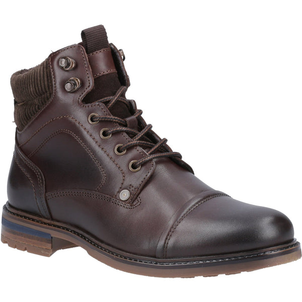 Dune Candor Mens Toe Cap Leather Worker Boot