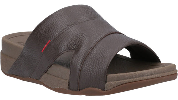 Fitflop Freeway Mens Leather Slide Sandal Robin Elt Shoes