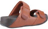 FitFlop Gogh Moc Mens Leather Touch-Fastening Sandal