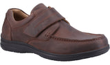 Fleet & Foster David Mens Leather Touch-Fastening Casual Shoe