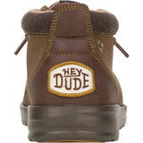 Hey Dude Wally Mid GripR Mens Canvas Slip On Boot