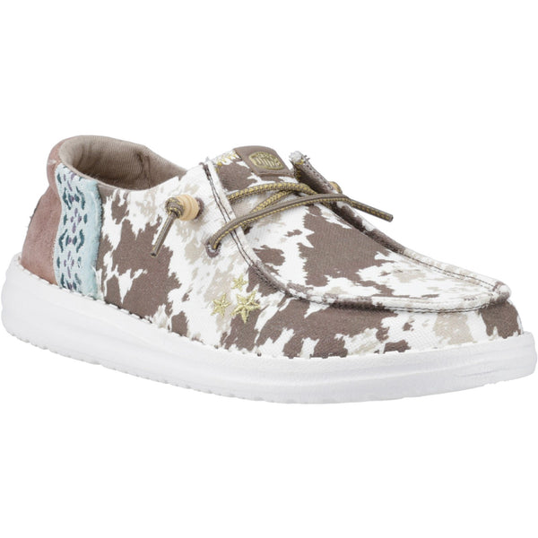 Hey Dude Wendy Disco Cow 41876 Womens Casual Shoe