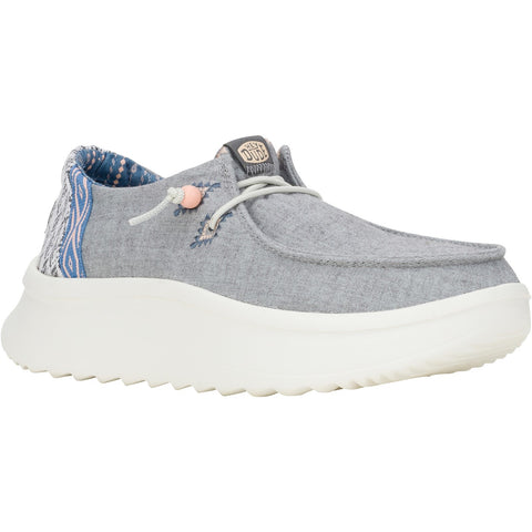 Hey Dude Wendy Peak Chambray 41946 Womens Casual Shoe