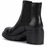 Geox D Damiana E Womens Leather Heeled Chelsea Boot