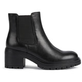 Geox D Damiana E Womens Leather Heeled Chelsea Boot