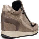 Geox D Nydame A Womens Wedge Heeled Sneaker Shoe