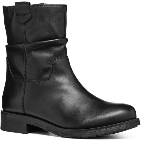 Geox D Rawelle A Womens Leather Ankle Boot