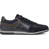 Geox U Renan B Mens Leather Lace up Trainer