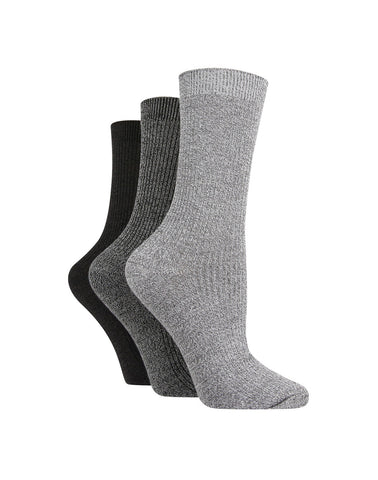 3 Pair Glenmuir Womens Bamboo Leisure Socks