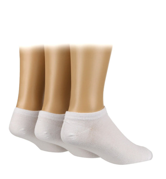 3 Pair Glenmuir Mens Bamboo Trainer Socks