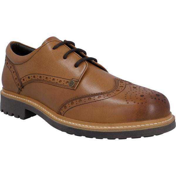 Hunter Cawdor Brogue Gibson Mens Leather Lace Up Shoe