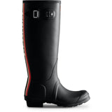 Hunter Tri-Colour Logo Backstrap Womens Tall Wellington Boot