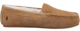 Hush Puppies Annie Womens Suede Mocassin Slipper