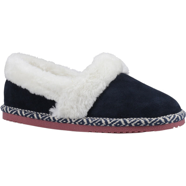 Hush Puppies Ariel Aztec Womens Suede Slipper