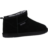 Hush Puppies Ashanti Womens Suede Slipper Bootee