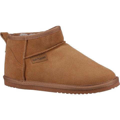 Hush Puppies Ashanti Womens Suede Slipper Bootee