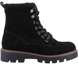 Hush Puppies Aurelia Womens Leather Lace Up Ankle Boot