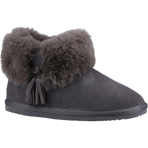 Hush Ayana Womens Suede Slipper Bootee