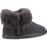 Hush Ayana Womens Suede Slipper Bootee