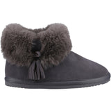 Hush Ayana Womens Suede Slipper Bootee