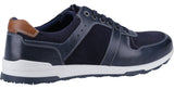 Hush Puppies Christopher Mens Leather Lace Up Trainer