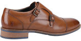 Hush Puppies David Mens Leather Monk Style Shoe