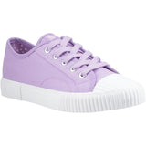 Hush Puppies Freya Canvas Womens Lace Up Trainer