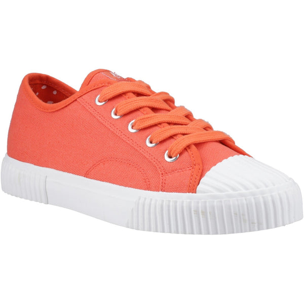 Hush Puppies Freya Canvas Womens Lace Up Trainer