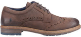 Hush Puppies Jayden Mens Leather Lace Up Brogue Shoe