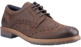 Hush Puppies Jayden Mens Leather Lace Up Brogue Shoe