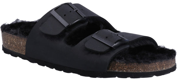 Hush Puppies Jessie Womens Leather Mule Slipper