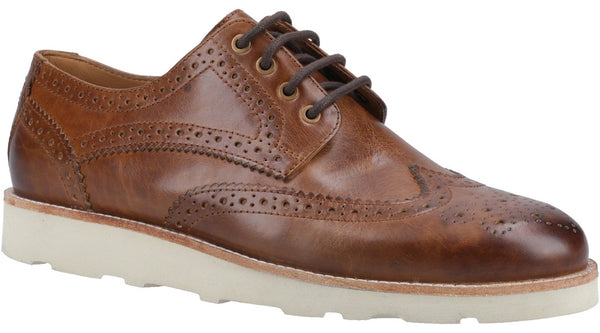 Hush Puppies Kendrick Mens Leather Lace Up Brogue Shoe