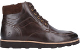 Hush Puppies Kenneth Mens Leather Lace Up Ankle Boot