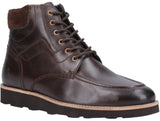 Hush Puppies Kenneth Mens Leather Lace Up Ankle Boot