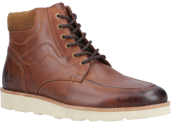 Hush Puppies Kenneth Mens Leather Lace Up Ankle Boot